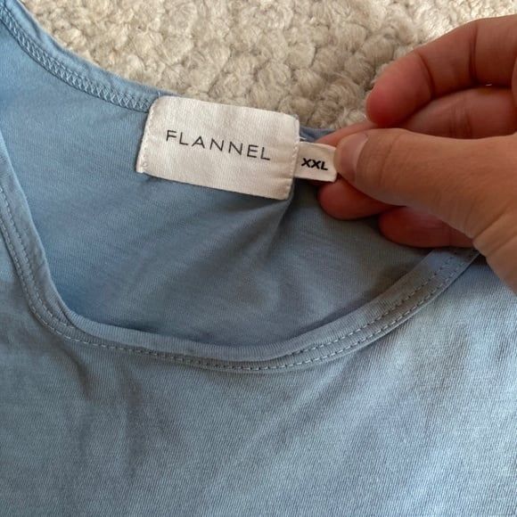 🎄3 for $25🎄 Flannel America 100% Supima Cotton Top - Picture 2 of 9